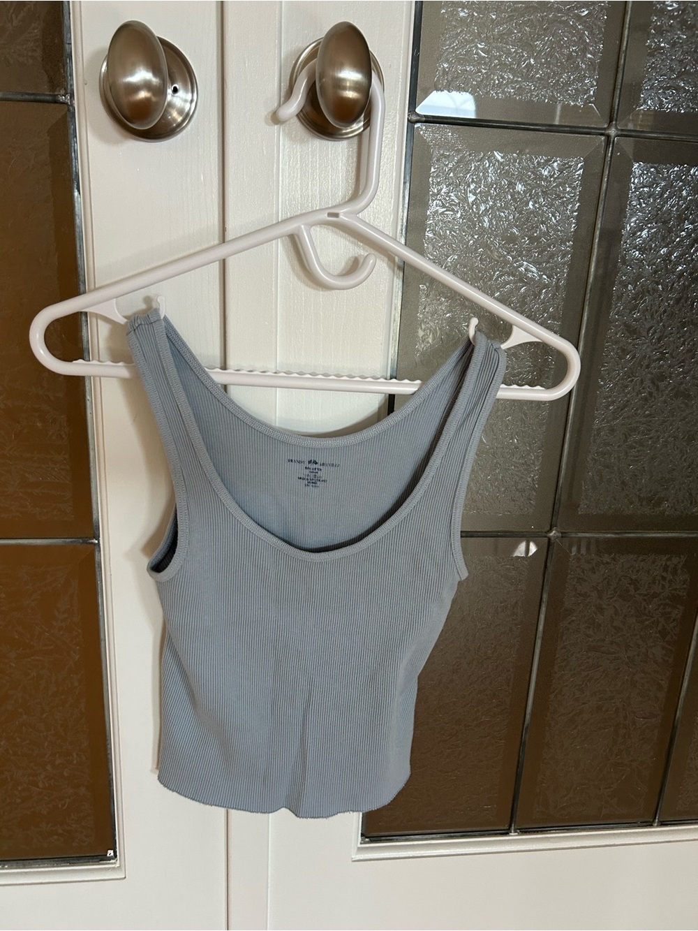 brandy melville blue tank top